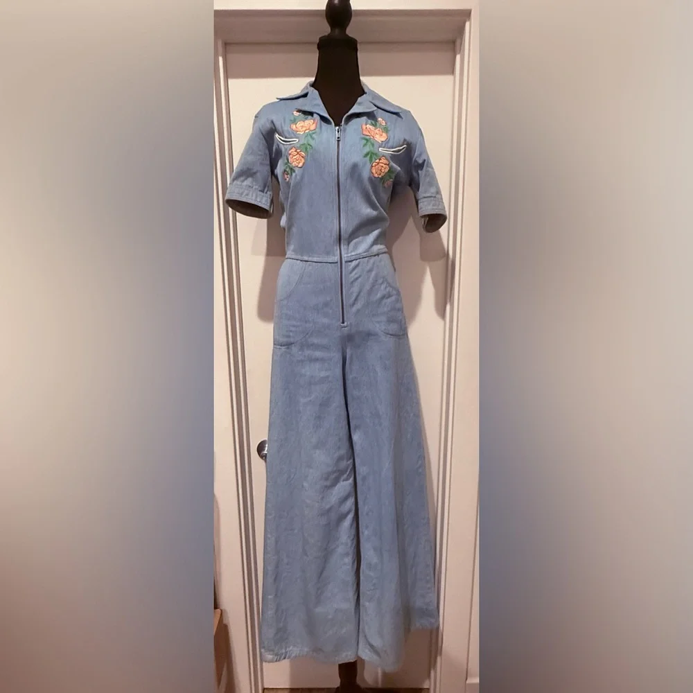 Chasing Unicorns Denim Jumpsuit - Picture 2 of 13